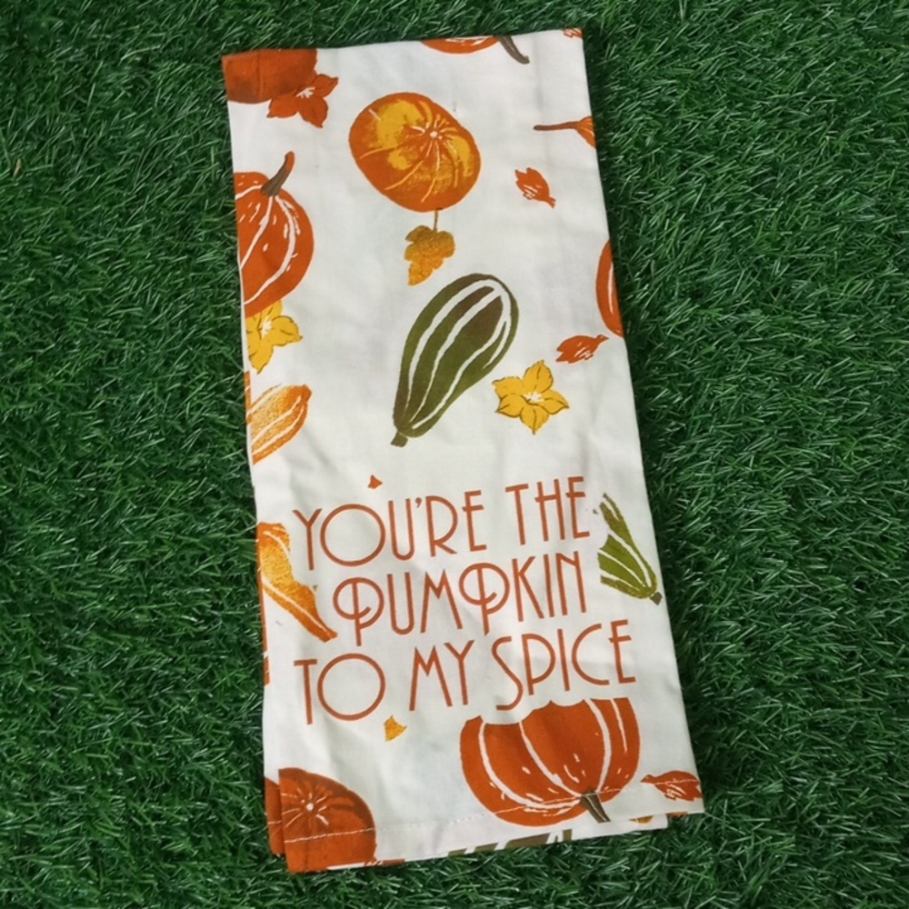 🍂 Maurices Pumpkin Spice Dishtowel